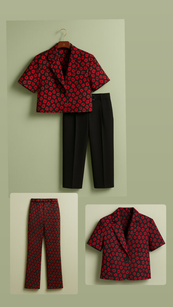 — Burgundy flert fit —