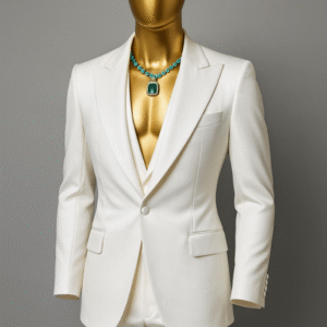 Off white custom suit